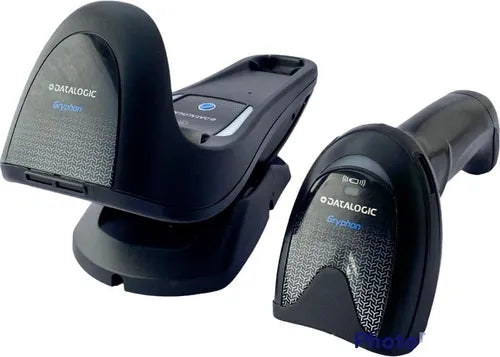 Leitor Sem Fio Datalogic Gryphon GBT4500 Imager 2D QR Code - USB - Com suporte black